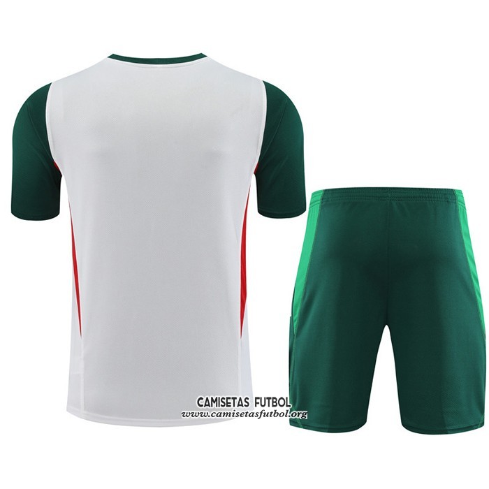Chandal del Mexico Manga Corta 2023/2024 Blanco - Pantalon Corto